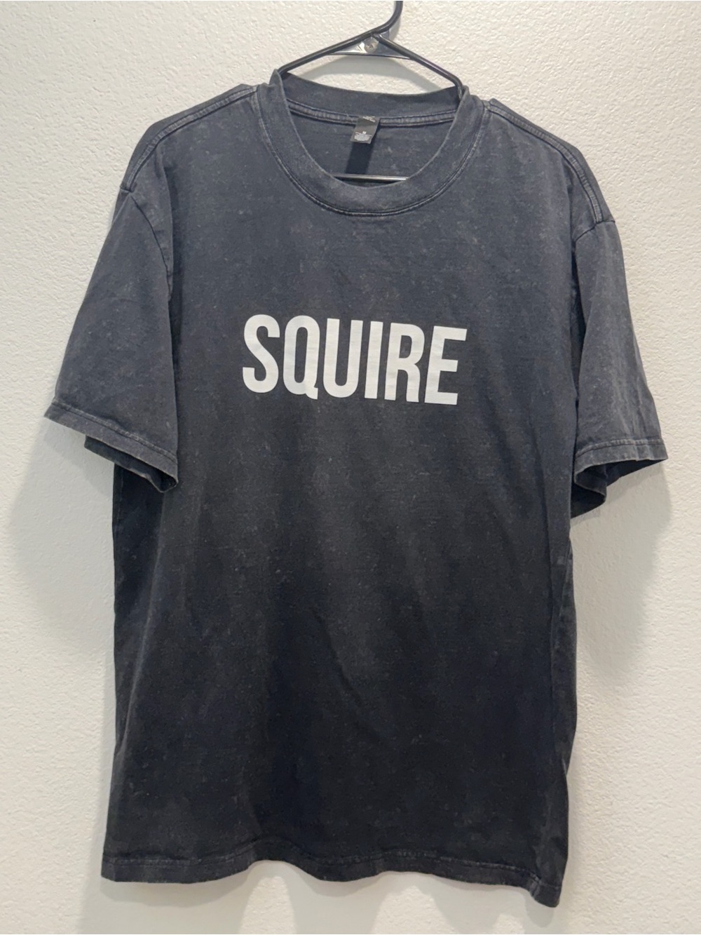 SQUIRE Logo Black Short-Sleeve Tee